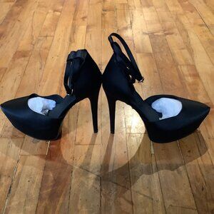 Imani Platform Pump - Black - Size 40